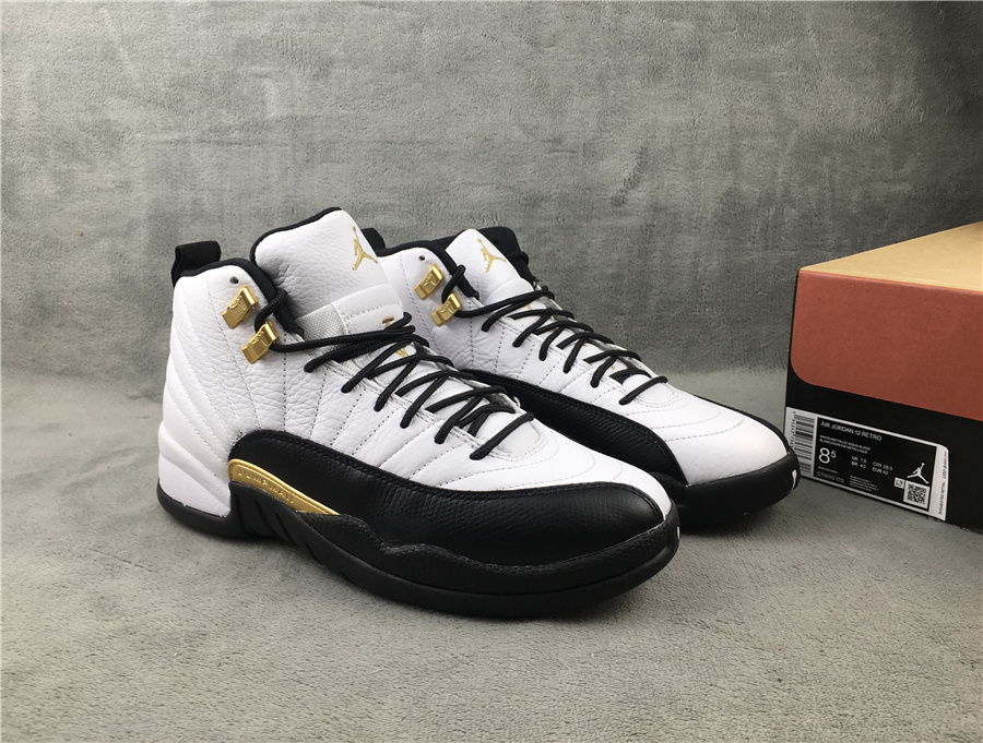 2021 Air Jordan 12 Royalty Gold Shoes